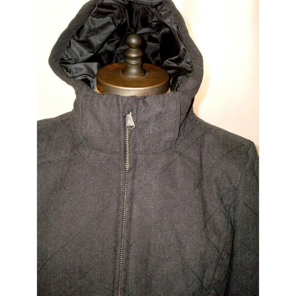New NWT Prana Inna Dark Gray Womens S Jacket Coat Zip Long Hood Warm Wat… - Picture 7 of 12